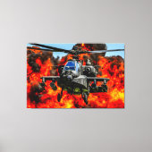 AH-64E APACHE GUARDIAN 40x60 Canvas Afdruk (Voorkant)