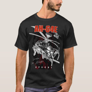 AH-64E Apache Guardian-aanvalshelikopter T-shirt
