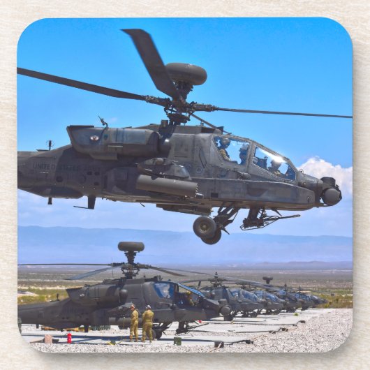 AH-64E APACHE GUARDIAN BIER ONDERZETTER (Voorkant)