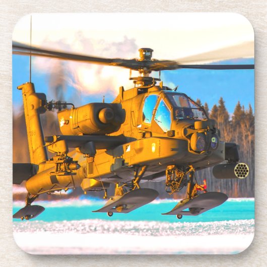AH-64E APACHE GUARDIAN BIER ONDERZETTER (Voorkant)