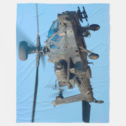 AH-64E APACHE GUARDIAN FLEECE DEKEN (Voorkant)