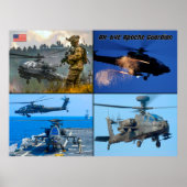 AH-64E APACHE GUARDIAN POSTER (Voorkant)