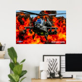 AH-64E APACHE GUARDIAN POSTER (Thuiskantoor)