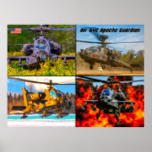 AH-64E APACHE GUARDIAN POSTER (Voorkant)
