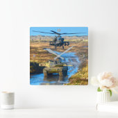 AH-64E APACHE GUARDIAN VIERKANTE KLOK (Huis)