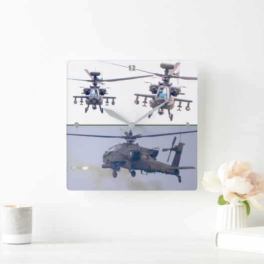 AH-64E APACHE GUARDIAN VIERKANTE KLOK (Huis)