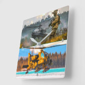 AH-64E APACHE GUARDIAN VIERKANTE KLOK (Hoek)