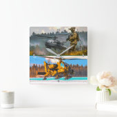 AH-64E APACHE GUARDIAN VIERKANTE KLOK (Huis)