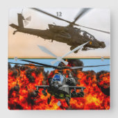 AH-64E APACHE GUARDIAN VIERKANTE KLOK (Voorkant)