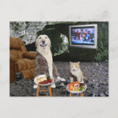 Ah! Alles smaakt beter in de grot van het man. Briefkaart (Voorkant)