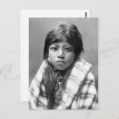 Ah Chee Lo (Native American Girl) Briefkaart (Voorkant / Achterkant)