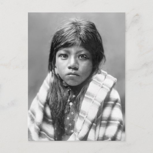 Ah Chee Lo (Native American Girl) Briefkaart (Voorkant)
