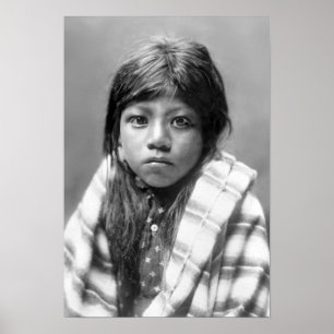 Ah Chee Lo (Native American Girl) Poster