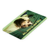 "Ah, dit is het leven!" Beagle 3x4 koelkastmagneet Magneet (Linkerzijde)