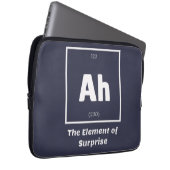 Ah Element of Surprise Chemistry Science Funny Laptop Sleeve (Voorkant Rechts)