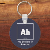 Ah Element of Surprise Chemistry Science Funny Sleutelhanger (Voorkant)
