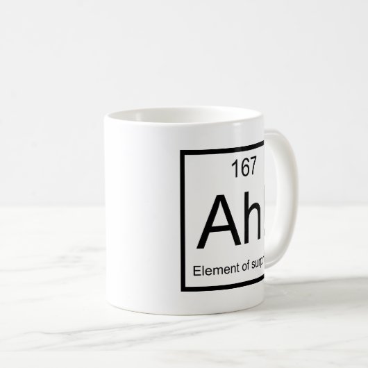 Ah! Element van een Mok van een ondernemingskoffie (Voorkant rechts)