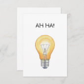 Ah Ha! Bedankkaart (Voorkant / Achterkant)
