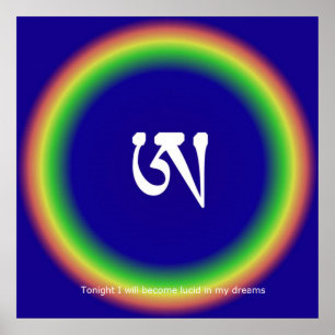 Ah heldere droomverbetering poster