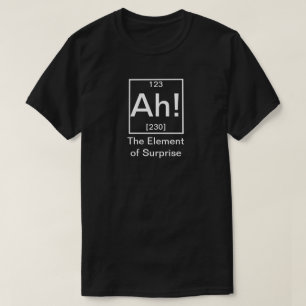 Ah! Het element van de schenkingschemie bij ondern T-shirt