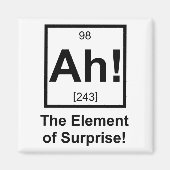 Ah het element van het Periodieke Element van de O Magneet (Voorkant)