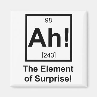 Ah het element van het Periodieke Element van de O Magneet
