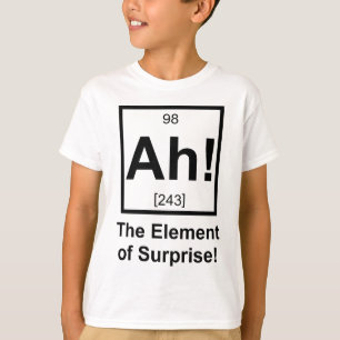 Ah het element van het Periodieke Element van de O T-shirt
