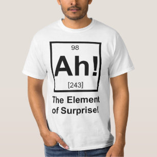 Ah het element van het Periodieke Element van de O T-shirt