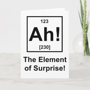 Ah! Het element van verbazing Kaart