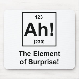 Ah! Het element van verbazing Muismat
