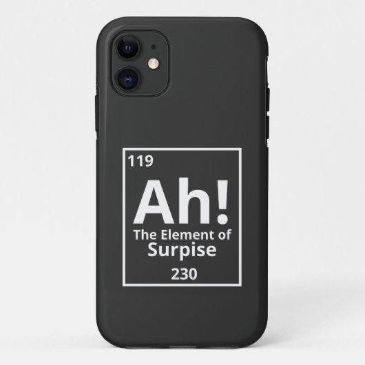 ah het element van verrassend grappig periodiek sy Case-Mate iPhone case (Achterkant)