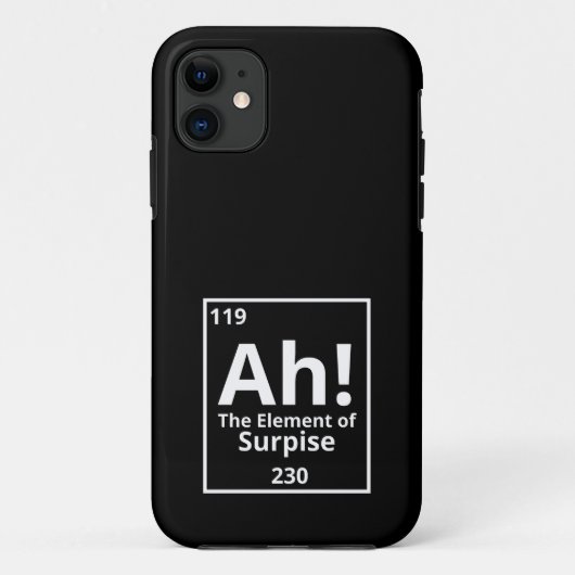 ah het element van verrassend grappig periodiek sy Case-Mate iPhone case (Achterkant)