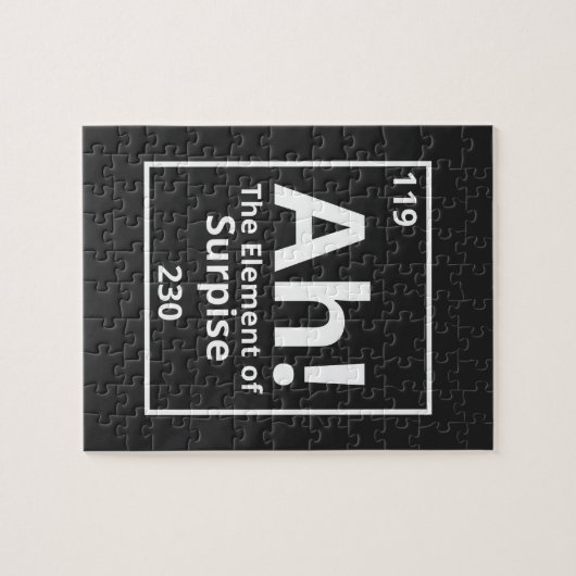 ah het element van verrassend grappig periodiek sy legpuzzel (Horizontaal)