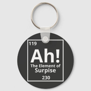ah het element van verrassend grappig periodiek sy sleutelhanger