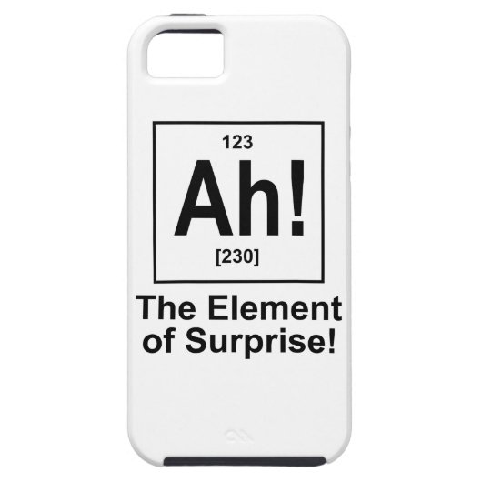 Ah! Het element van verrassing. Case-Mate iPhone Case (Achterkant)