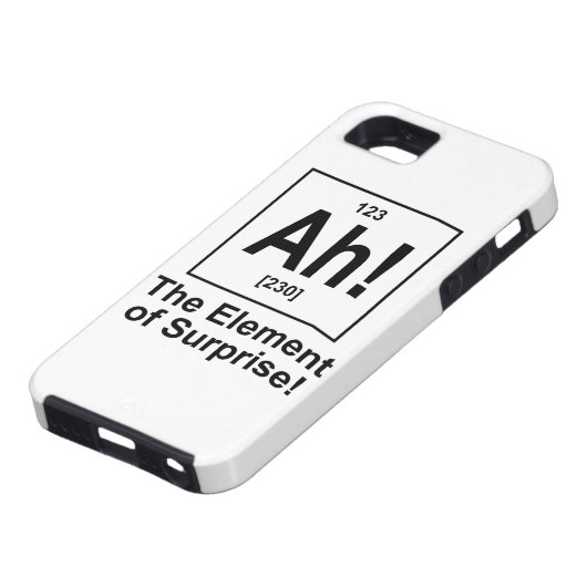 Ah! Het element van verrassing. Case-Mate iPhone Case (Onderkant)