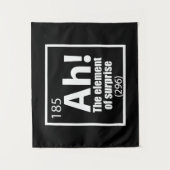 Ah! Het Element van Verrassing Grappige Chemie gra Wandkleed (Voorkant)