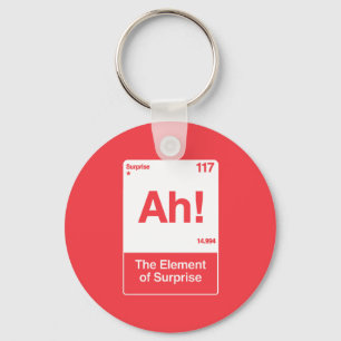 Ah Het Element Van Verrassing - Grappige Chemie  Sleutelhanger