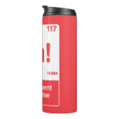 Ah Het Element Van Verrassing - Grappige Scheikund Thermosbeker (Geroteerd rechts)