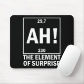 Ah het element van verrassing grappige scheikunde  muismat (Met muis)
