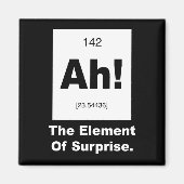 Ah! Het element van verrassing Magneet (Voorkant)