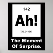 Ah! Het element van verrassing Poster (Voorkant)