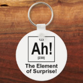 Ah! Het element van verrassing. Sleutelhanger (Voorkant)