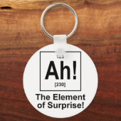Ah! Het element van verrassing. Sleutelhanger (Voorkant)