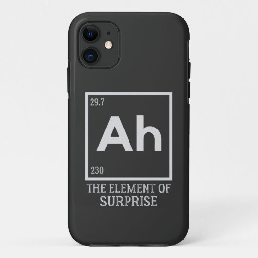 Ah het element van verrassingen Case-Mate iPhone case (Achterkant)