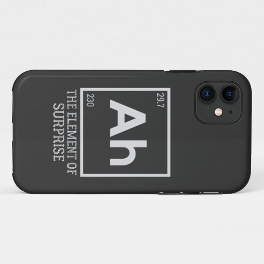 Ah het element van verrassingen Case-Mate iPhone case (Achterkant (horizontaal))
