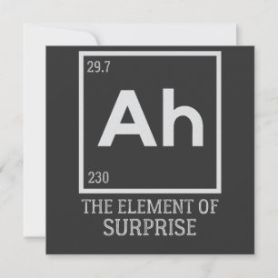 Ah het element van verrassingen kaart