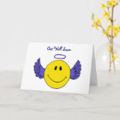 AH- het Gezicht van de engel wordt goed spoedig Kaart (Gele Bloem)