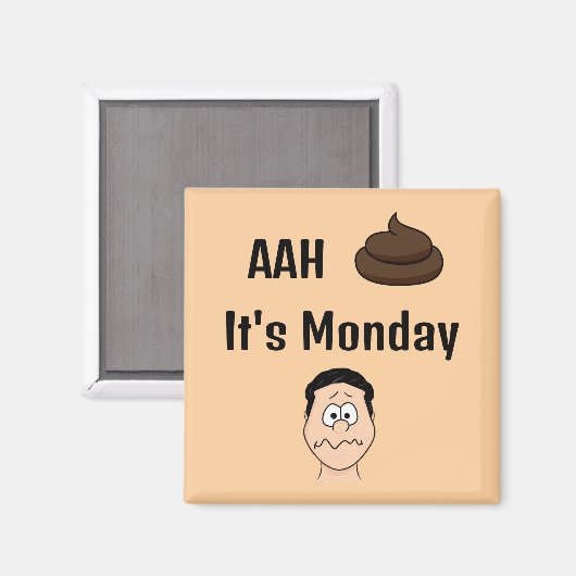 AH &%# Het is de magneet van maandag (Voorkant / Achterkant)