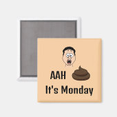 AH &%# Het is de magneet van maandag (Voorkant / Achterkant)